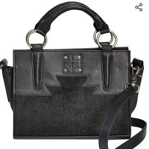 STS RANCHWEAR HARLOW LEATHER MINI SATCHEL EUC